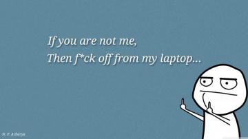 If You Not Me Windows Lock Screen Ultra HD Desktop