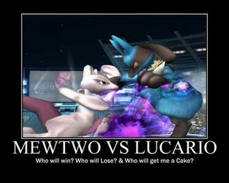 Mewtwo Vs Lucario By Sonictheyoshi