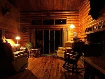 Log Cabin Interiors Wallpaper Pictures