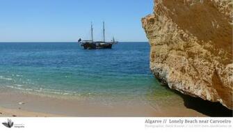 Wallpaper Algarve Traumstrand In Der N He Von Carvoeiro