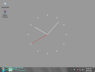 3d Analog Desktop Clock Wallpaper Ware Image