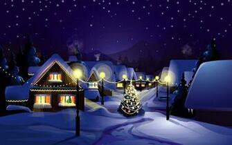 Holidays Christmas Seasonal Snow Festive Wallpaper