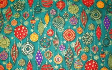 Christmas Decorations Pattern Macbook Air Wallpaper