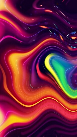 Trippy Melt iPhone Wallpaper