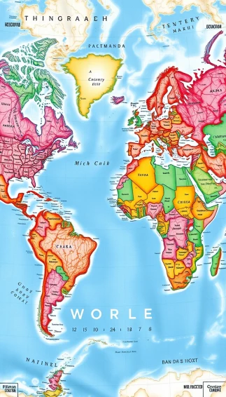 World Map Wallpaper High Resolution