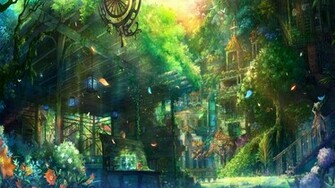 Anime City Wallpaper