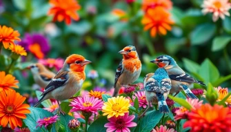 Finches Wallpaper