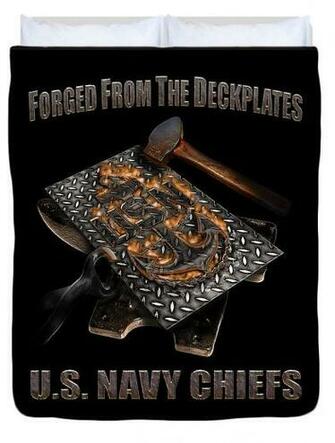 Forged From The Deckplates Duvet Cover By Mountain Dreams