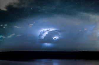 Lightning Thunder Storm Long Exposure 4k Wallpaper HD Nature