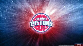Detroit Pistons Is With A Team Logo Wallpaper On Your Computer And