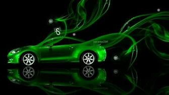 Neon Smoke Widescreen Wallpaper Car Pictures