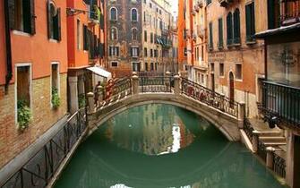 Water Street In Venice Italy Widescreen Wallpaper Wide