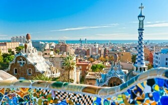 Europe Spain Cities Gaudi Wallpaper
