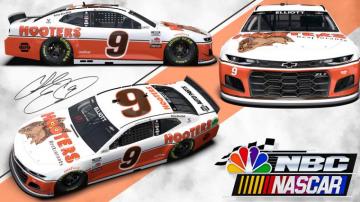Nascar On Nbc Chaseelliott S Throwback For