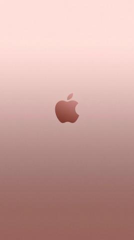 Apple Rose Gold iPhone Wallpaper In