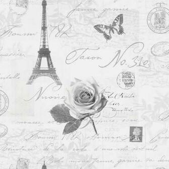 Grey Silver Calligraphy French Paris Holden Decor