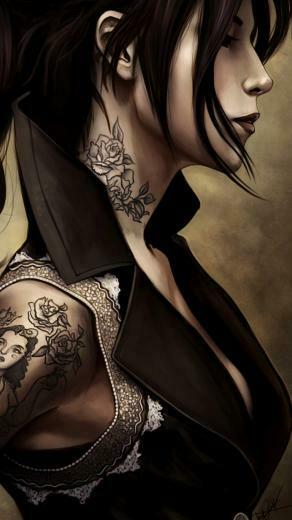 Resolution Wallpaper Tatooed Girl Android