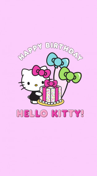 Happy BirtHDay Hello Kitty Wallpaper Idea iPhone