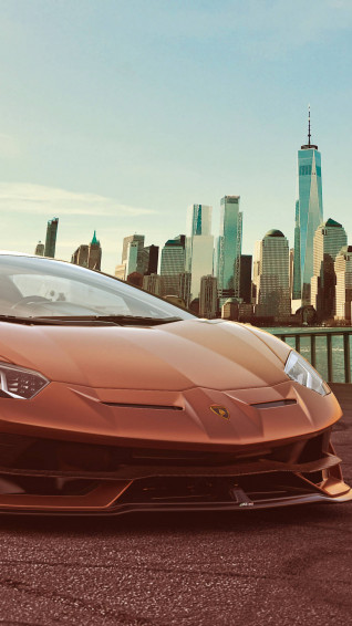 Brown Aesthetic 4k Car iPhone Wallpaper