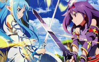 Sword Art Online Wallpaper HD Asuna And Yuuki