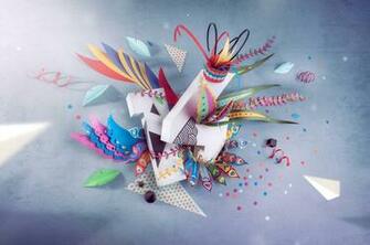 Paper Craft Wallpaper By Ink Studio Strictlypaper