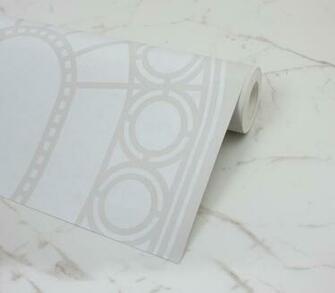 Palladian Wallpaper Brooklyn White Custhom Shop