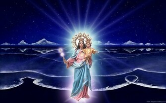 The Mother Of God Sweet Virgin Mary Wallpaper