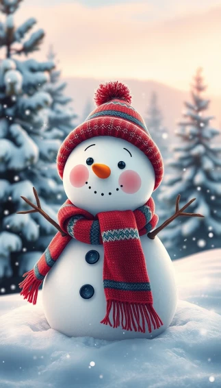 Snowman Wallpaper For Computer