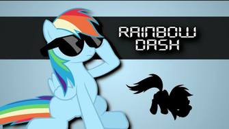 Pin Rainbow Dash Windows Theme