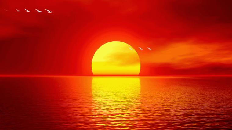Beautiful Ocean Sunset Wallpaper All
