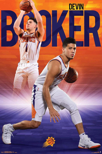 Devin Booker Scoring For The Phoenix Suns With His iPhone Wallpaper