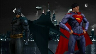 Batman And Superman Wallpaper By Ladylionhart Fan Art Games