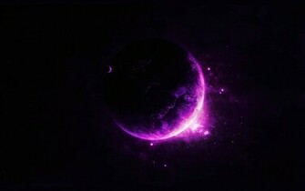 Purple Moon Wallpaper HD In Space Imageci