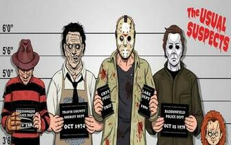 Comics Funny Freddy Krueger Jason Voorhees Michael Myers The Usual