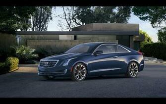 Cadillac Ats Coupe Blue Wallpaper