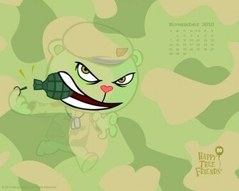 Flippy Happy Tree Friends Wallpaper November