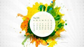 Hello May Wallpaper With Calendars