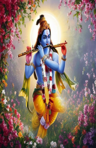God Krishna HD Wallpaper