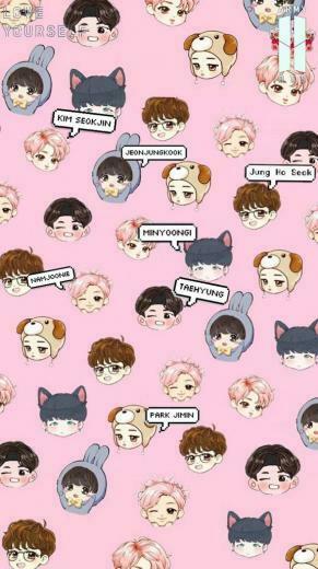 Bts Chibi Wallpaper If U Want An Individual Member Lmk Park