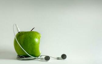 Wallpaper Apple Funny