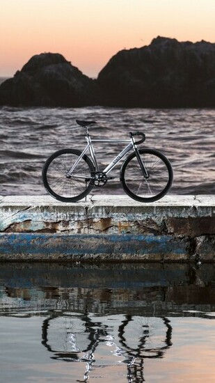 Fixie Sunrise iPhone 3wallpaper Parallax Les Wallpaper Du