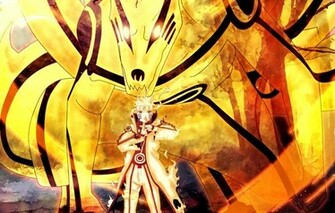 Wallpaper Naruto Shippuden Bijuu Mode Uzumaki Anime Manga