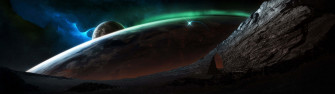 Stunning Of Outer Space At Night Wallpaper