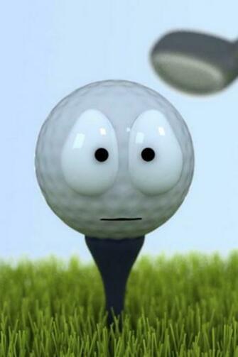 Golf Face iPhone Wallpaper HD