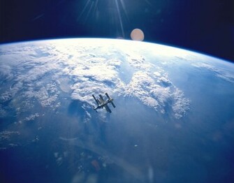Earth From Space Desktop Background Hivewallpaper