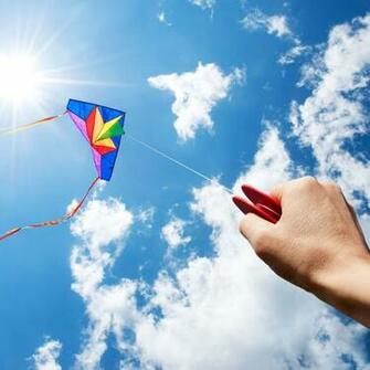 HD Wallpaper Of A Kite Flying High Paperpull
