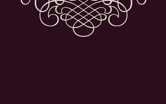 Black Cherry Scrolls Wallpaper Bionic Style