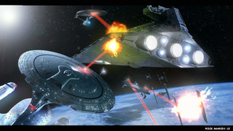 Sci Fi Space War Battle Wars V S Trek