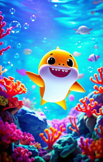 Baby Shark Pinkfong Wallpaper