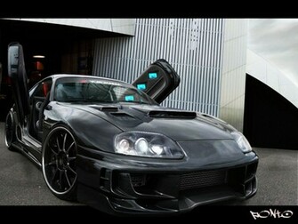 Black Toyota Supra Wallpaper Its My Car Club